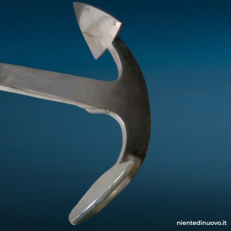 Ancora gigante in nickel - decorazione nautica