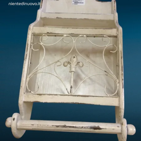 portastrofinacci decapato per cucina shabby chic