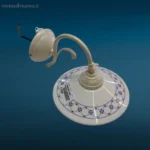 lampada appliques con paralume in ceramica