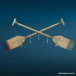 9003683 Attaccapanni da parete in ferro dipinto a mano - L100 x P9 x H46 cm