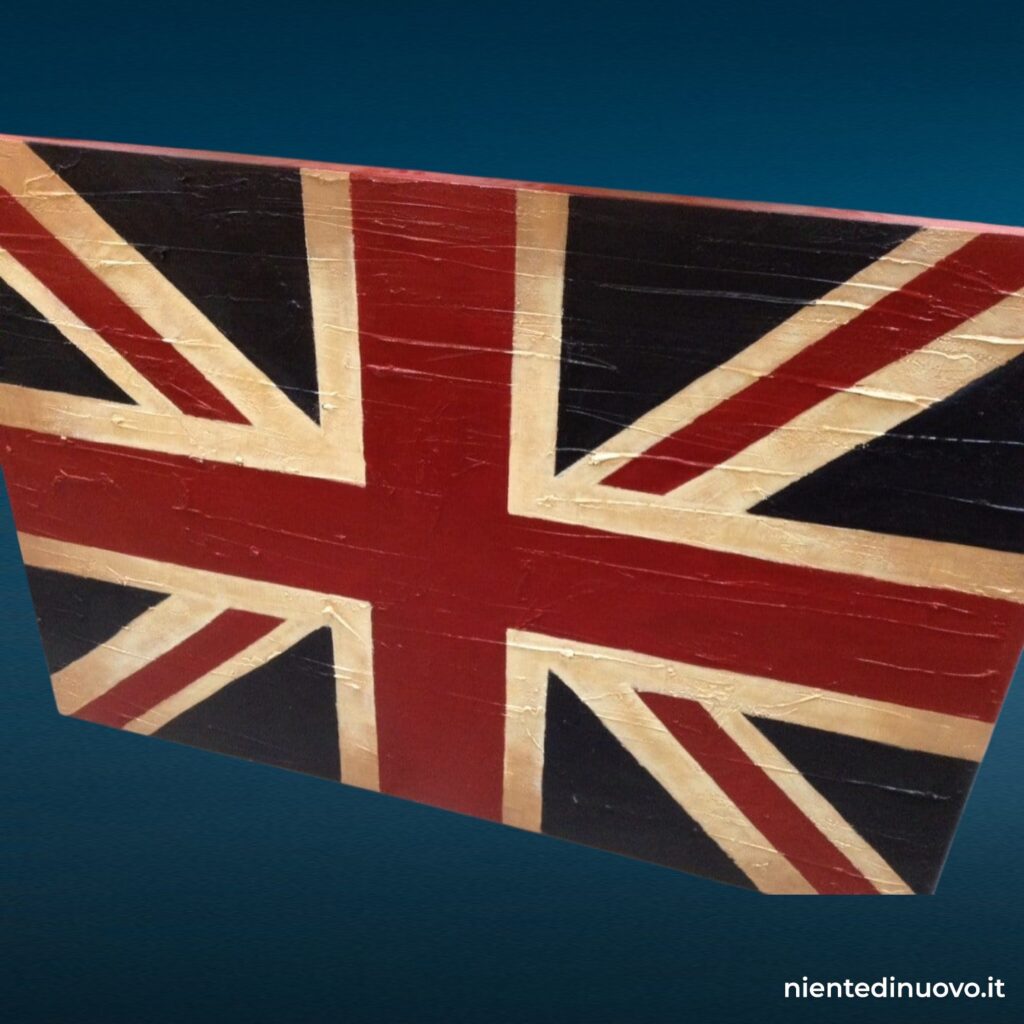 Pannello dipinto bandiera inglese