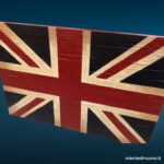 Pannello dipinto bandiera inglese