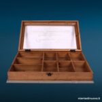 Bacheca Vintage Style in legno con vetro