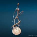 Scultura in ferro battuto artigianale