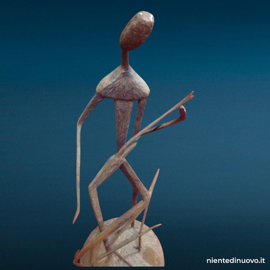 Scultura in ferro battuto artigianale