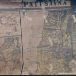 Vecchia cartina scolastica Palestina