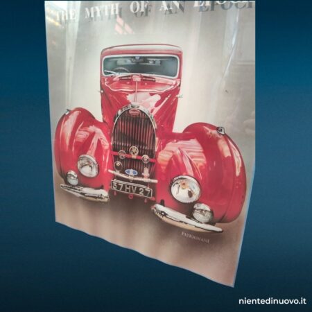 Poster Bugatti d'epoca The Myth of an Epoch incorniciato