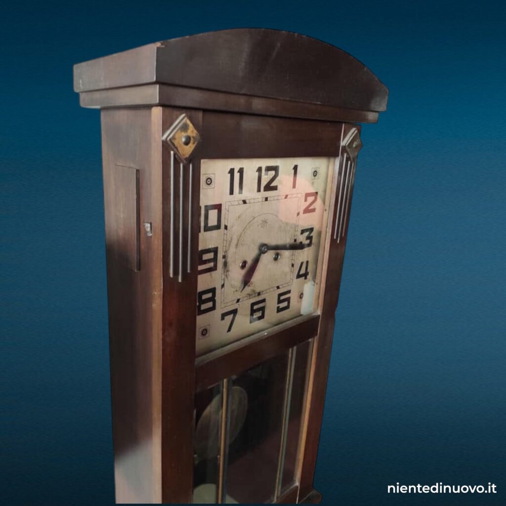 Orologio a pendola Junghans da parete con pendolo e chiave