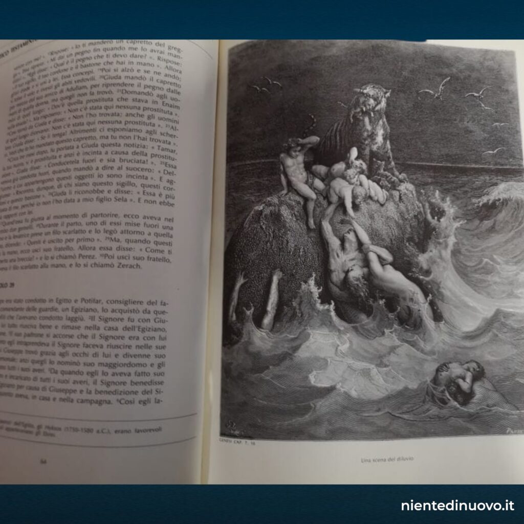Set 4 volumi Bibbia F.lli Fabbri Editori