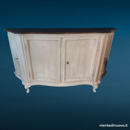 Credenza 4 ante provenzale in legno massello