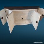 Credenza 4 ante provenzale in legno massello