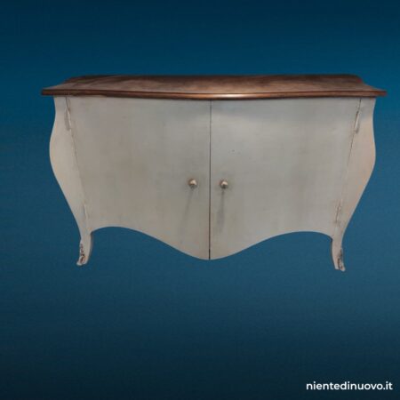 Credenza shabby chic 2 ante sagomate