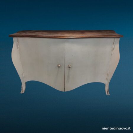 Credenza shabby chic 2 ante sagomate