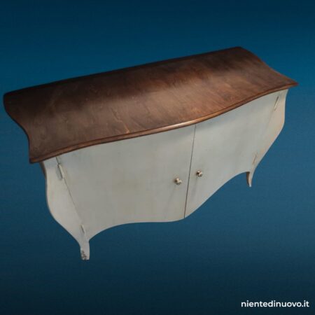 Credenza shabby chic 2 ante sagomate
