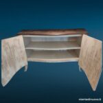 Credenza shabby chic 2 ante sagomate