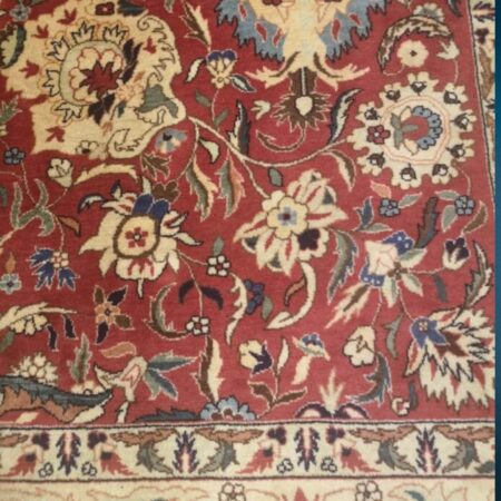 Tappeto persiano Kashmar 346x246 in lana annodato a mano