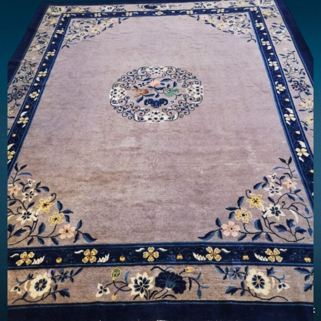 38697 Tappeto Pechino annodato a mano 345x271 cm