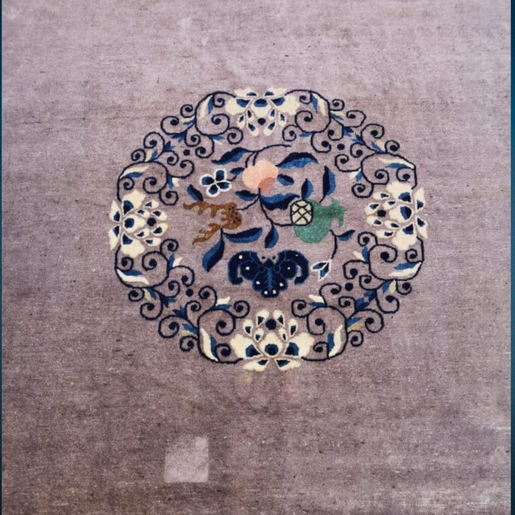 Tappeto Pechino annodato a mano 345x271 cm