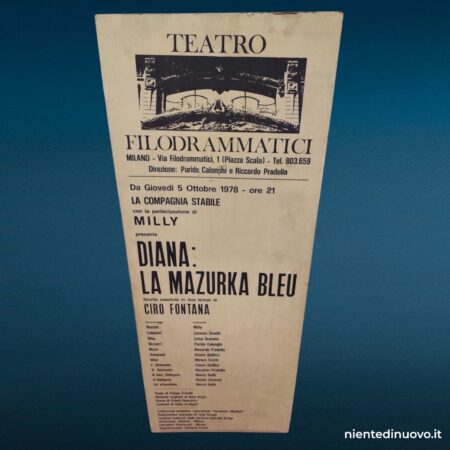 Manifesto Teatro Filodrammatici Milano (1978)
