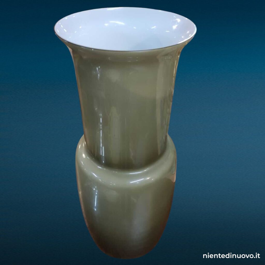 Vaso opalino in vetro di Murano, 70 cm