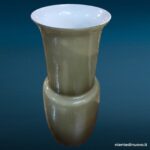 Vaso opalino in vetro di Murano, 70 cm