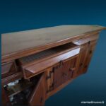 Credenza 4 ante e 3 cassetti in massello di castagno
