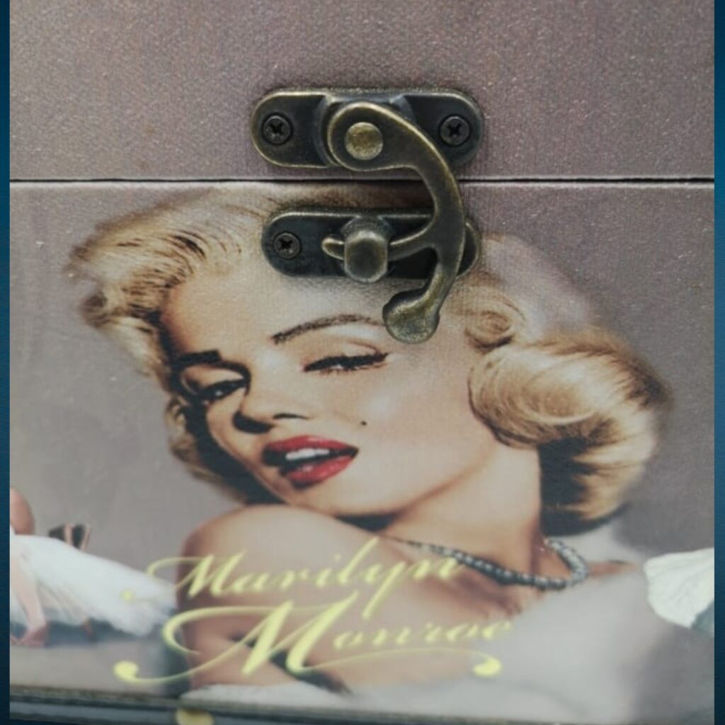 Set di 2 scatole con stampa Marylin Monroe