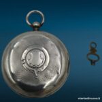 Orologio da taschino Harris Stone Leeds in argento, carica a chiave