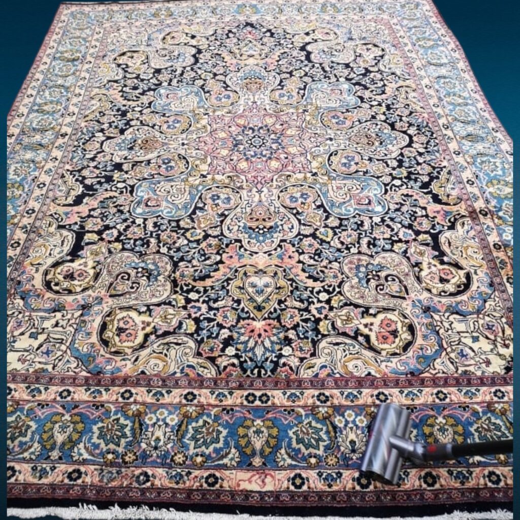 Tappeto persiano Kashan, Persia anni '50 - annodato a mano