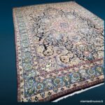 Tappeto persiano Kashan, Persia anni '50 - annodato a mano