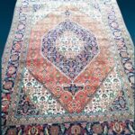 38968 Tappeto Tabriz anni '50/'60 - tappeto persiano vintage