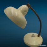39018 Lampada vintage in metallo panna snodabile