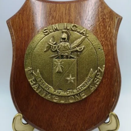 Crest militare da collezione con simboli distintivi di unità militari