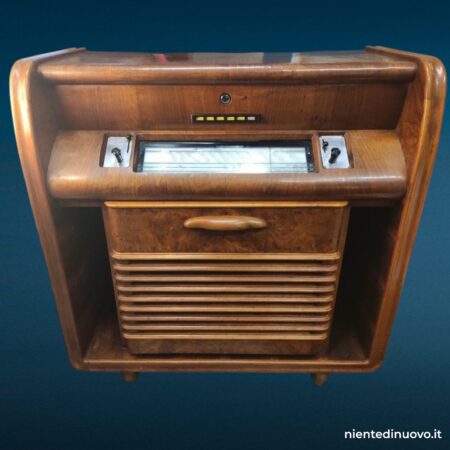 Radio Marelli con mobile e giradischi d'epoca