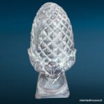 04236 Pigna in resina con piede (decorazione vintage)