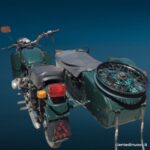 Sidecar motocarrozzina Ural 750 d'epoca (anni '80)