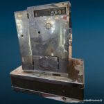 Vecchio registratore di cassa National - elemento decorativo vintage