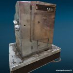 Vecchio registratore di cassa National - elemento decorativo vintage