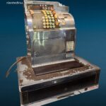 VECCHIO REGISTRATORE DI CASSA AMERICANO NATIONAL