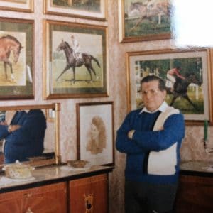 una rara immagine di Piero Cozzaglio