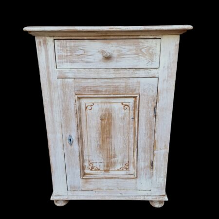 Stipo in legno massello decorato shabby chic