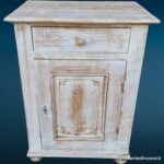 36441_8 Stipo in legno massello decorato shabby chic