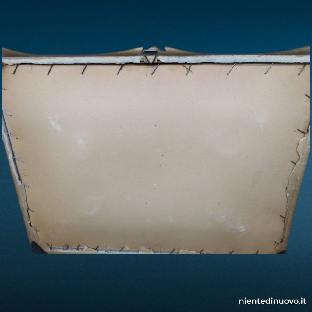 Quadro dipinto d'epoca primi 900 con cornice