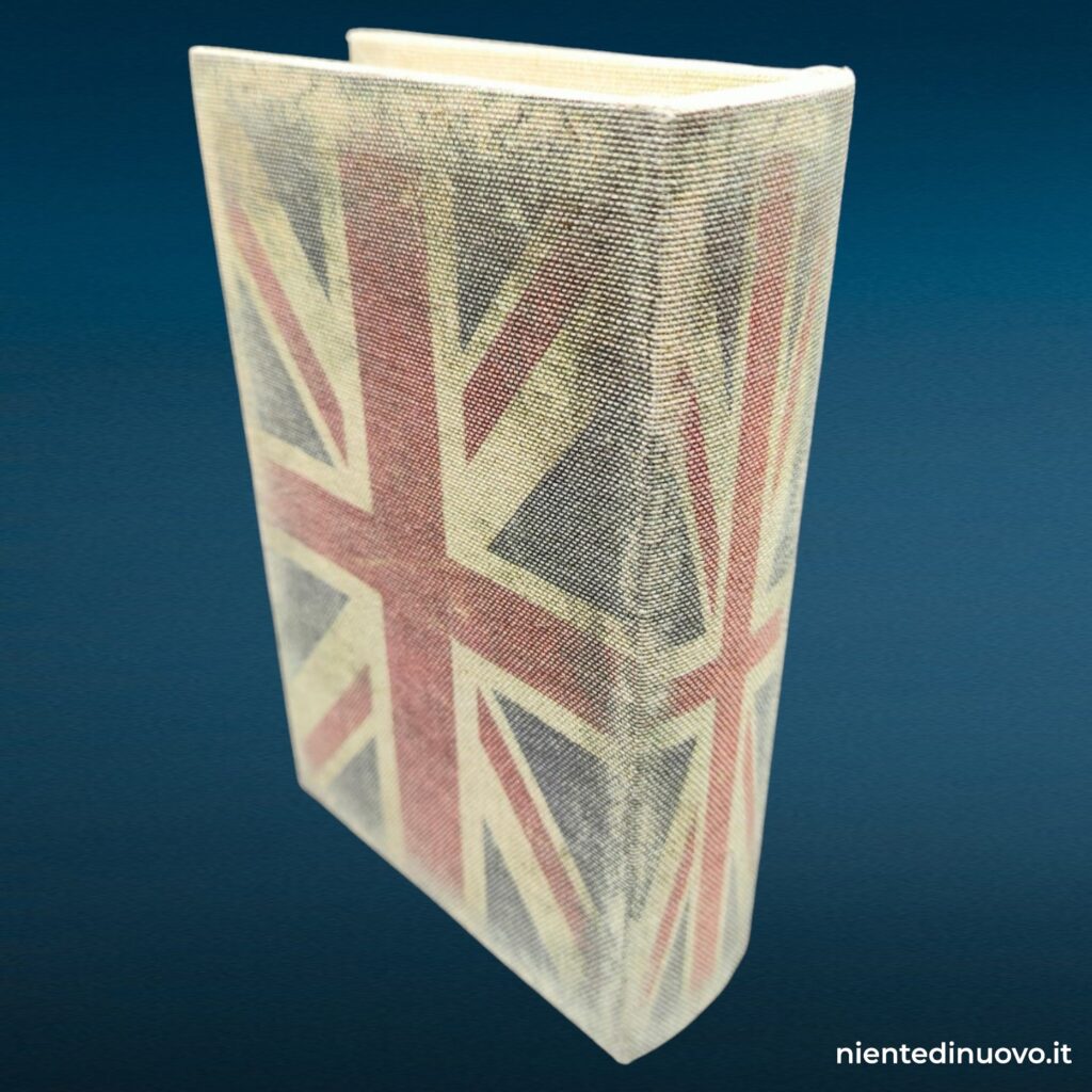 Scatola a libro con bandiera UK