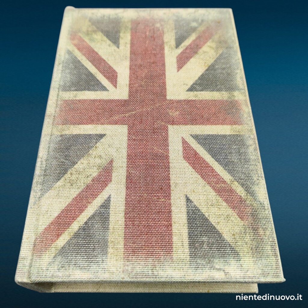 Scatola a libro con bandiera UK