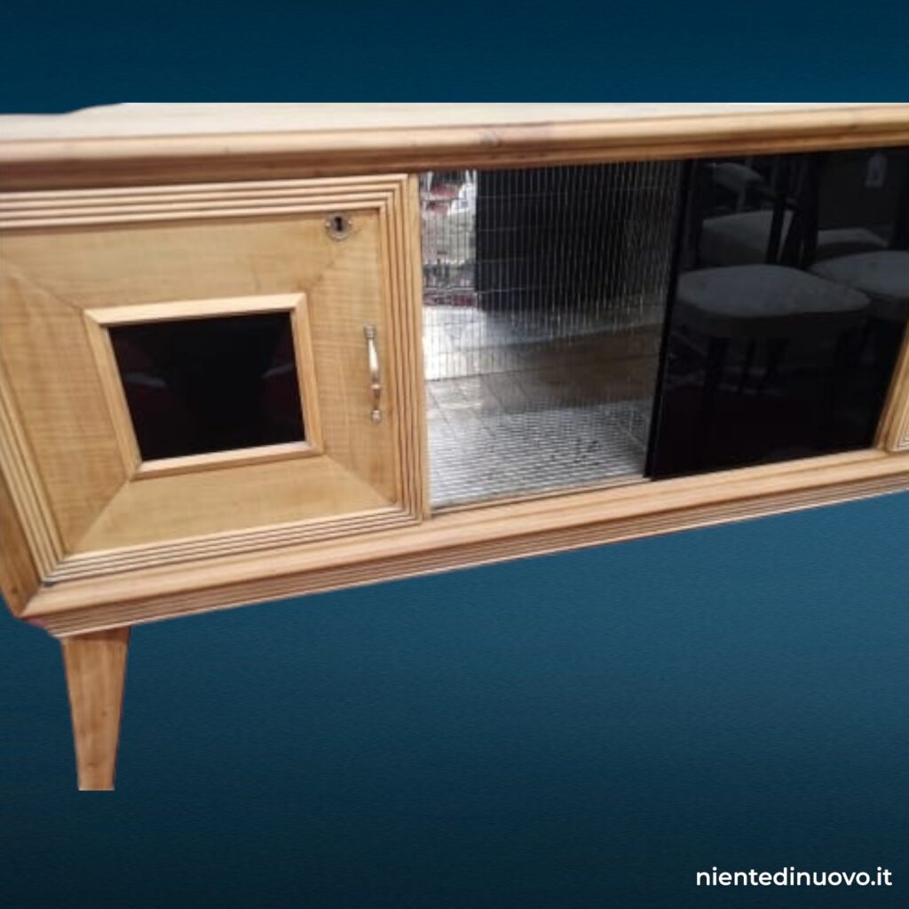 Credenza buffet sideboard stile Ico Parisi in quercia