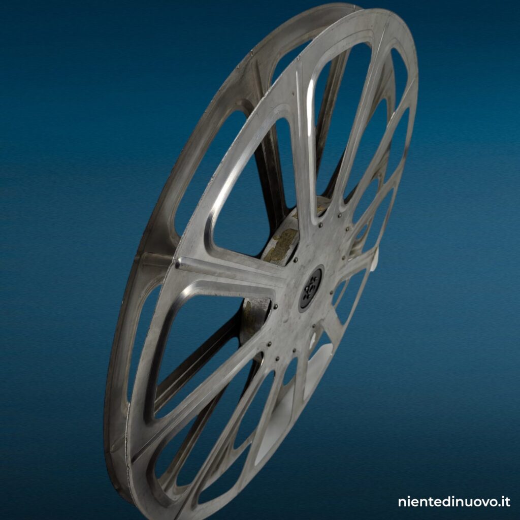 Bobina per proiettore da cinema 35mm (vecchia)