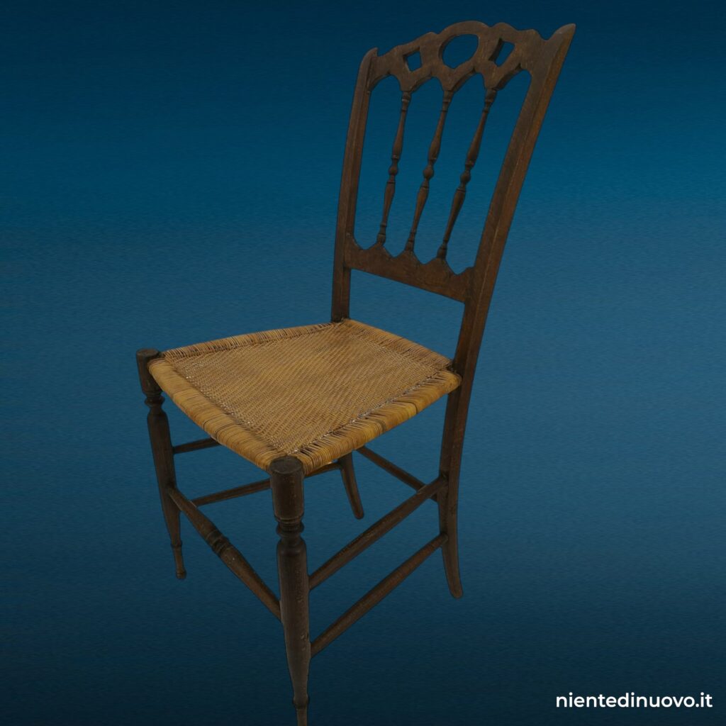 Sedia Chiavarina impagliata - superleggera (pezzo vintage)