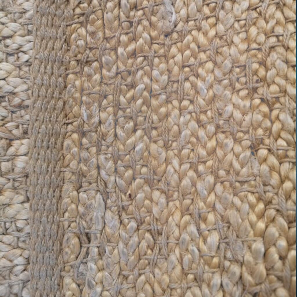 Tappeto moderno in corda intrecciata