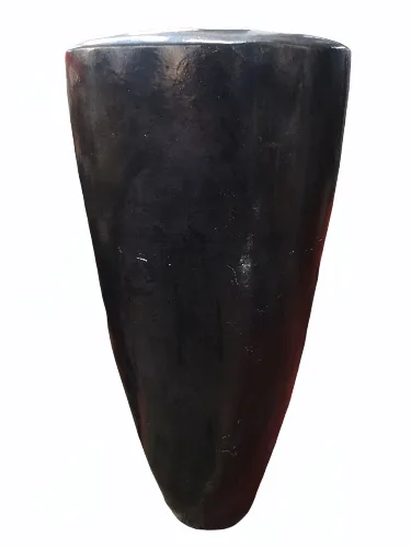 Vaso alto design in ceramica decorativo per ambienti eleganti
